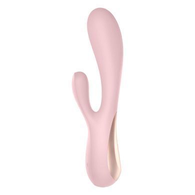 Смарт вібратор-кролик Satisfyer Mono Flex Mauve, 2 мотори, керування через інтернет &mdash; купити в інтим-бутику EroticToys