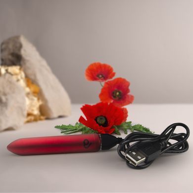 Віброкуля Rocks Off Bullet Poppy Red 16 Settings (м'яте паковання!!!) &mdash; купити в інтим-бутику EroticToys