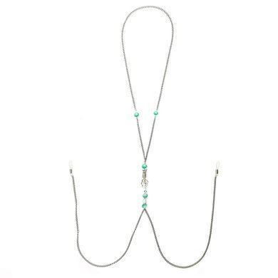 Прикраса для сосків Art of Sex - Nipple Clamps Arrow, колір м'ятний &mdash; купити в інтим-бутику EroticToys