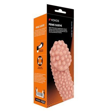 Насадка на член Kokos Penis Sleeve PS 004 L &mdash; купити в інтим-бутику EroticToys