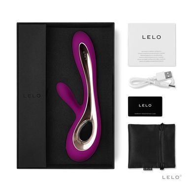 Замовити анонімно: Вібратор-кролик LELO Soraya 2 Deep Rose, 12 режимів вібрації, до 4 годин роботи Вібратор-кролик LELO Soraya 2 Deep Rose, 12 режимів вібрації, до 4 годин роботи — купити в інтим-бутику EroticToys