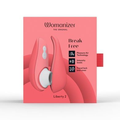 Вакуумний кліторальний стимулятор Womanizer Liberty 2 Vibrant Rose (м'яте паковання!!!) &mdash; купити в інтим-бутику EroticToys