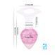 Анальна пробка Liebe Seele Heart-shaped Crystal Anal Plug - Pink Medium в інтим-бутику EroticToys