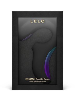 Кліторально-вагінальний звуковий стимулятор LELO Enigma Double Sonic Black &mdash; купити в інтим-бутику EroticToys