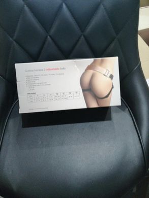 Труси для страпона Strap-On-Me Leatherette Harness Curious Holographic Rose Gold (м'яте паковання!!!) &mdash; купити в інтим-бутику EroticToys
