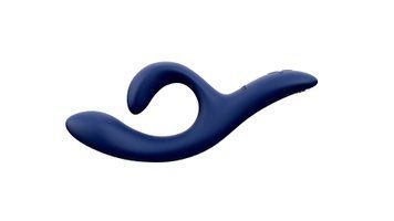 Смарт вібратор-кролик We-Vibe Nova Midnight Blue, ергономічний, регульований кут нахилу стовбура &mdash; купити в інтим-бутику EroticToys