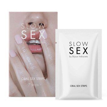 Смужки для орального сексу Bijoux Indiscrets Slow Sex Oral sex strips &mdash; купити в інтим-бутику EroticToys