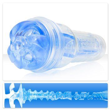 Мастурбатор Fleshlight Turbo Thrust Blue Ice (імітатор мінету) &mdash; купити в інтим-бутику EroticToys