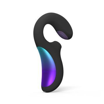Кліторально-вагінальний звуковий стимулятор LELO Enigma Double Sonic Black &mdash; купити в інтим-бутику EroticToys