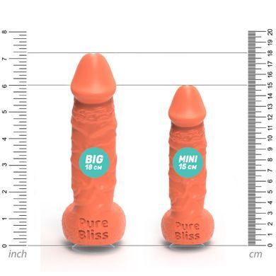 Мило у формі пеніса Pure Bliss MINI Coral, крафтове мило-член, натуральне &mdash; купити в інтим-бутику EroticToys