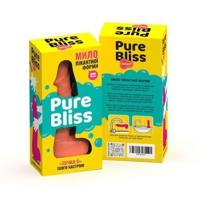 Мило у формі пеніса Pure Bliss MINI Coral, крафтове мило-член, натуральне &mdash; купити в інтим-бутику EroticToys
