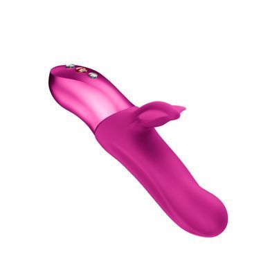 Пульсатор з вібрацією кліторального відростка Fun Factory BI STRONIC FUSION Magenta, 2 мотори &mdash; купити в інтим-бутику EroticToys