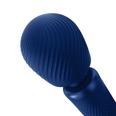 Вібромасажер Fun Factory VIM Vibrating Wand midnight blue, суперпотужний та легкий, до 6 годин роботи &mdash; купити в інтим-бутику EroticToys
