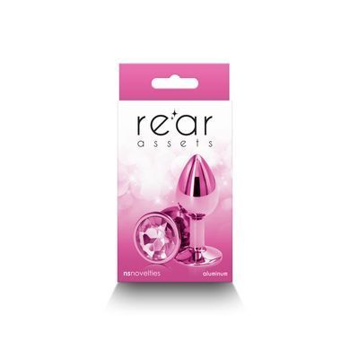 Анальна пробка NS Novelties Rear Assets - Small - Pink &mdash; купити в інтим-бутику EroticToys