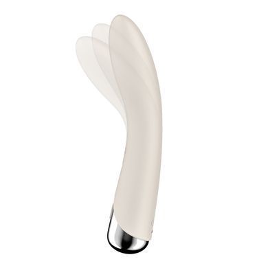 Вібратор точки G з обертанням Satisfyer Spinning Vibe 1 Beige, 2 мотори &mdash; купити в інтим-бутику EroticToys