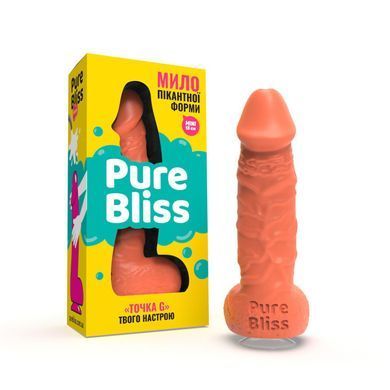 Мило у формі пеніса Pure Bliss MINI Coral, крафтове мило-член, натуральне &mdash; купити в інтим-бутику EroticToys