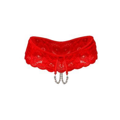 Сексуальні відкриті трусики Art of Sex - Isabell, колір червоний, розмір L-2XL &mdash; купити в інтим-бутику EroticToys