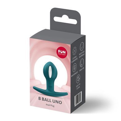 Анальна пробка Fun Factory B BALLS UNO Bottle Green &mdash; купити в інтим-бутику EroticToys