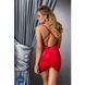 Сорочка приталена з відкритою спиною Passion LENA CHEMISE 4XL/5XL, red, трусики в інтим-бутику EroticToys