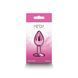 Анальна пробка NS Novelties Rear Assets - Small - Pink в інтим-бутику EroticToys