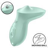Вібратор для клітора з перлинною стимуляцією Satisfyer Exciterrr Mint, 2 незалежні мотори &mdash; купити в інтим-бутику EroticToys