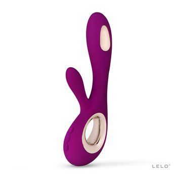 Вібратор-кролик LELO Soraya Wave Deep Rose, манливі рухи стовбура &mdash; купити в інтим-бутику EroticToys