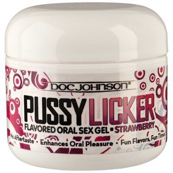 Смачний гель для кунілінгусу Doc Johnson Pussy Licker Strawberry (56 г) &mdash; купити в інтим-бутику EroticToys