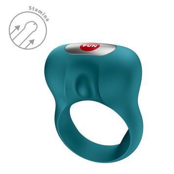 Ерекційне віброкільце Fun Factory Steady Bottle Green &mdash; купити в інтим-бутику EroticToys