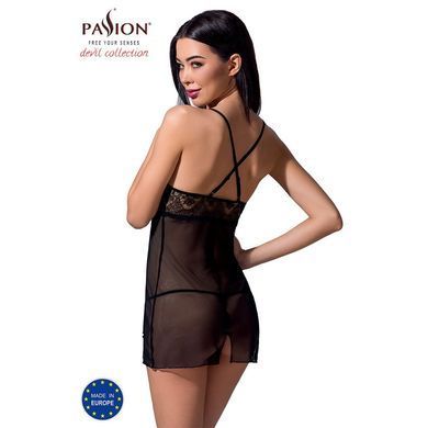 Замовити анонімно: Прозора сорочка приталена Passion QUENTRIS CHEMISE L/XL, black, трусики Прозора сорочка приталена Passion QUENTRIS CHEMISE L/XL, black, трусики — купити в інтим-бутику EroticToys