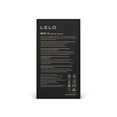 Шикарна віброкуля LELO Mia 3 Black &mdash; купити в інтим-бутику EroticToys