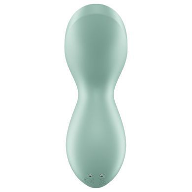 Вібратор для клітора з перлинною стимуляцією Satisfyer Exciterrr Mint, 2 незалежні мотори &mdash; купити в інтим-бутику EroticToys