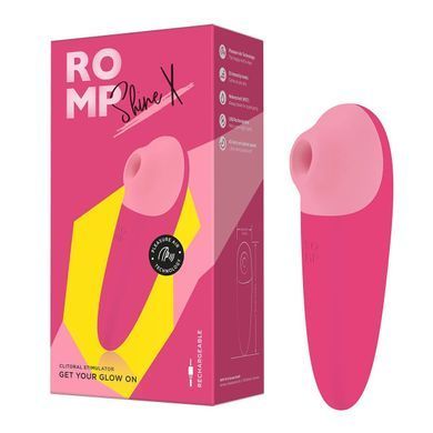 Вакуумний кліторальний стимулятор Romp Shine X, 10 рівнів інтенсивності &mdash; купити в інтим-бутику EroticToys