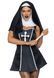 Костюм черниці Leg Avenue Naughty Nun M, сукня, головний убір в інтим-бутику EroticToys
