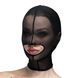 Маска сітка із відкритим ротом Feral Feelings - Hood Mask Black в інтим-бутику EroticToys