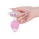 Анальна пробка Liebe Seele Icecream-shaped Crystal Anal Plug - Pink Medium в інтим-бутику EroticToys