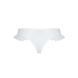 Трусики в горошок, з рюшами та шнурівкою Passion FATIN THONG XXL/XXXL, white в інтим-бутику EroticToys