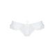 Трусики в горошок, з рюшами та шнурівкою Passion FATIN THONG XXL/XXXL, white в інтим-бутику EroticToys
