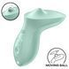 Вібратор для клітора з перлинною стимуляцією Satisfyer Exciterrr Mint, 2 незалежні мотори в інтим-бутику EroticToys