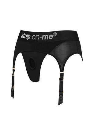 Замовити анонімно: Трусики для страпона з підв’язками для панчіх Strap-On-Me REBEL HARNESS - XS Трусики для страпона з підв’язками для панчіх Strap-On-Me REBEL HARNESS - XS — купити в інтим-бутику EroticToys