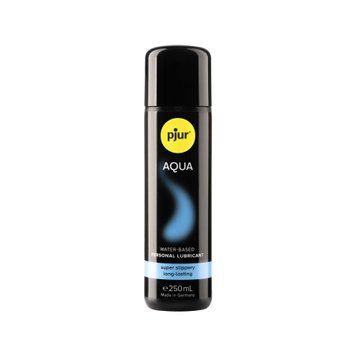Лубрикант на водній основі pjur Aqua 250 мл, ефект оксамитової шкіри без прилипання &mdash; купити в інтим-бутику EroticToys