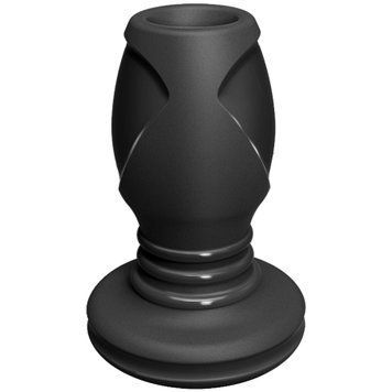 Анальний тунель Doc Johnson Platinum Premium Silicone &mdash; The Stretch &mdash; Medium &mdash; Black &mdash; купити в інтим-бутику EroticToys