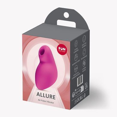 Вакуумний стимулятор з вібрацією Fun Factory Allure Magenta, 11 + 12 режимів роботи, перезаряджуваний &mdash; купити в інтим-бутику EroticToys