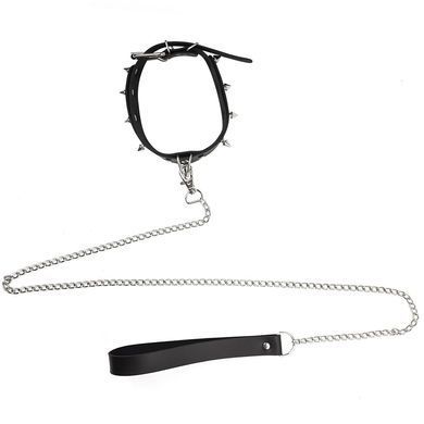 Нашийник з шипами та повідцем Art of Sex - Collar Spikes and Leash &mdash; купити в інтим-бутику EroticToys