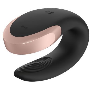 Смарт-вібратор для пар Satisfyer Double Love (Black) (м'яте паковання!!!) &mdash; купити в інтим-бутику EroticToys
