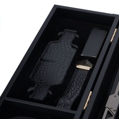 БДСМ-набір LOCKINK All-in-1 BDSM Play Kit, чорний, шкіра з тисненням, предмети для бондажу, шибарі, ваксплею &mdash; купити в інтим-бутику EroticToys