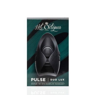 Іграшка для пар Hot Octopuss PULSE DUO LUX, пульсація+вібрація, використання без рук, 2 пульти &mdash; купити в інтим-бутику EroticToys