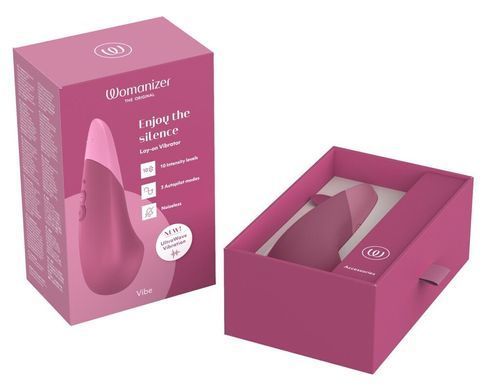 Мінівібратор Womanizer Vibe Dusky Pink, 3 авторежими + 10 рівнів інтенсивності &mdash; купити в інтим-бутику EroticToys