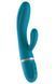 Вібратор-кролик Liebe Bend It Plus Ocean Blue, гнучкий, 2 мотори, 10 режимів в інтим-бутику EroticToys
