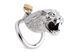 Клітка для пеніса Master Series: Tiger King Cock Cage With Lock, три кільця, замок, три ключі в інтим-бутику EroticToys