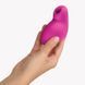 Вакуумний стимулятор з вібрацією Fun Factory Allure Magenta, 11 + 12 режимів роботи, перезаряджуваний в інтим-бутику EroticToys